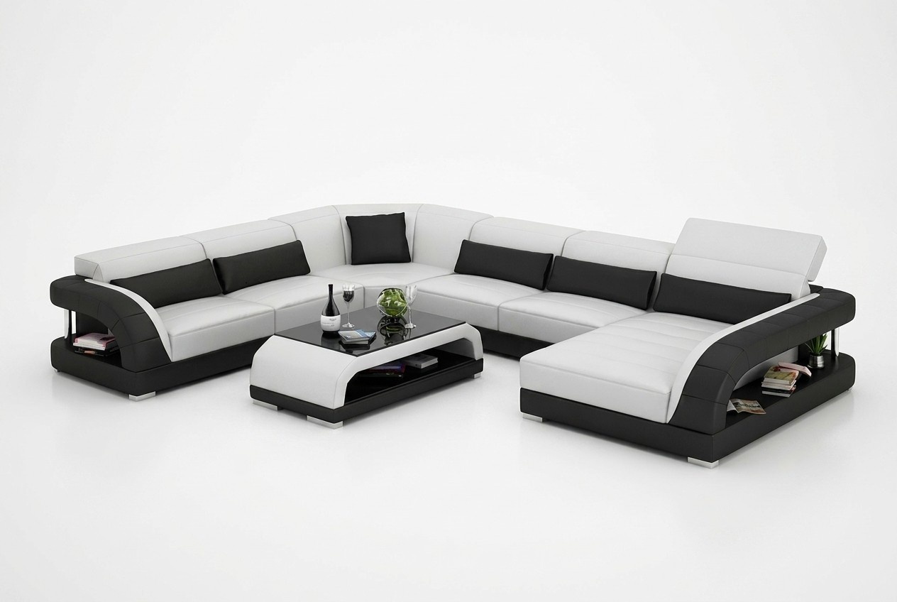 Design Ecksofa Wohnzimmer Möbel Moderne Eckcouch Lederpolster Couch
