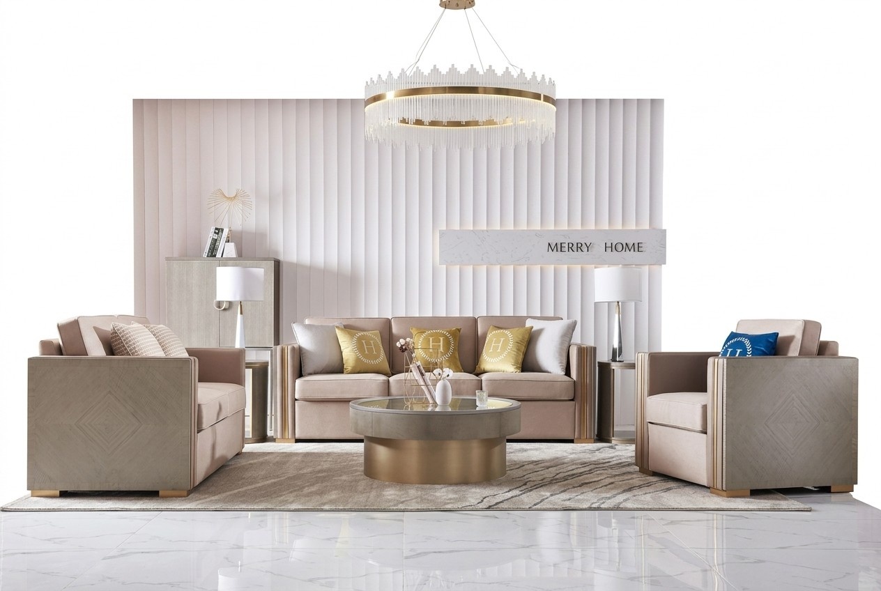 Design Einrichtung Möbel Sofagarnitur 3+2 Sitzer Couch Polster Set Ledersofa