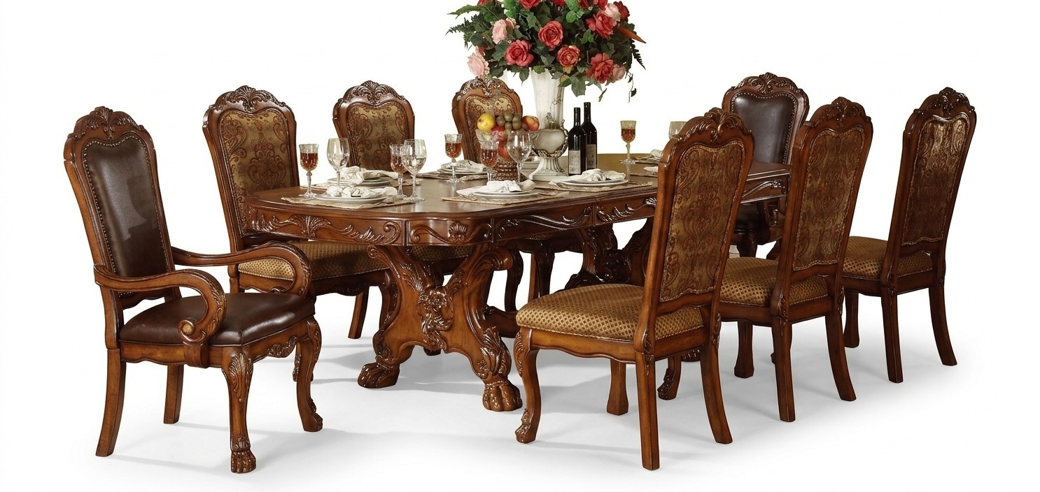 Design Esstisch Esszimmer 8 Stühlen Gruppe Stuhl Tische Holz Tisch