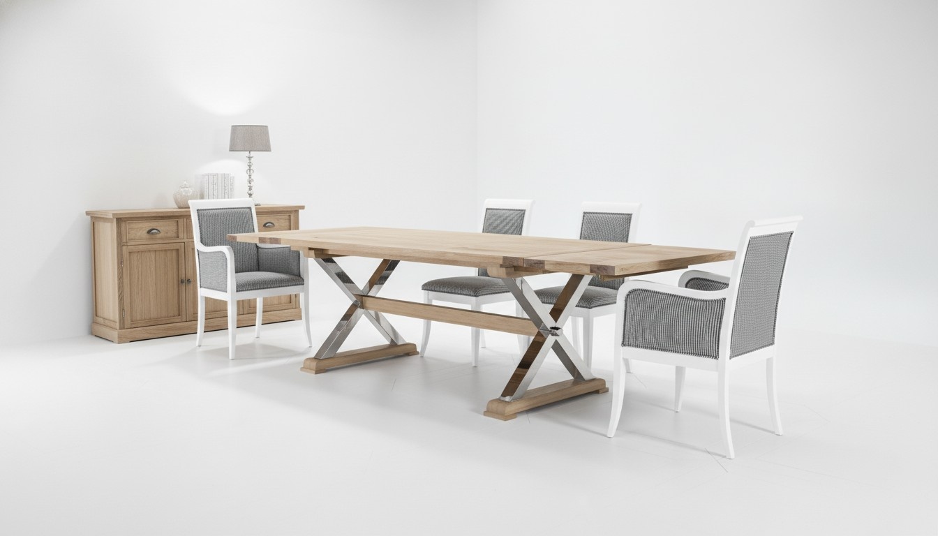design esstisch klassischer holz tische ausziehbarer wohnzimmer luxus tisch neu