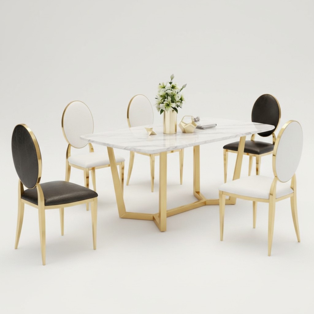 Design Esstisch Moderne Marmor Esszimmer Wohnzimmer Küche Tische Tisch