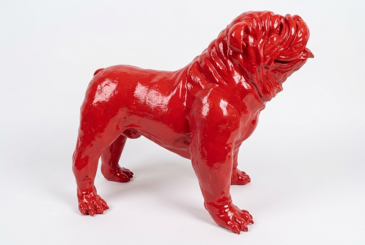 Design Figur Hund Statue Skulptur Figuren Skulpturen Dekoration Deko