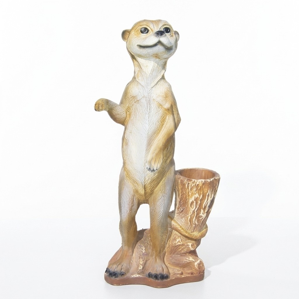 Design Frettchen Figur Statue Skulptur Figuren Skulpturen Garten Deko