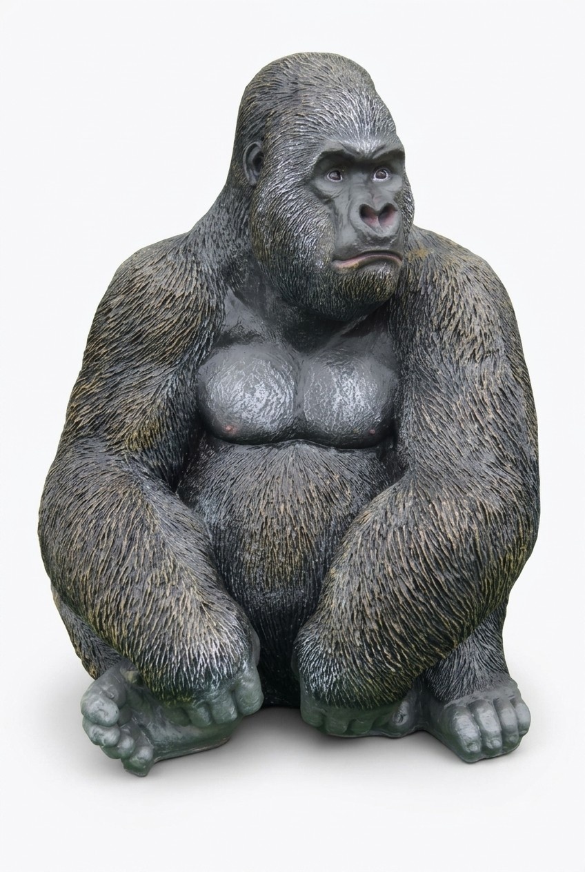 Design Gorilla Figur Statue Skulptur Figuren Skulpturen Garten Dekoration