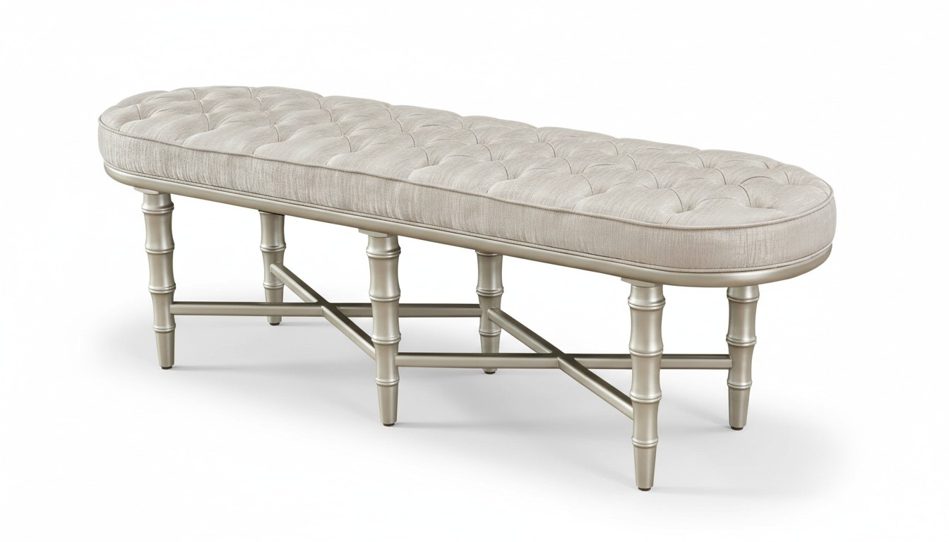 Design Hocker Bank Luxus Pouf Fußhocker Möbel Polsterhocker Sitzhocker