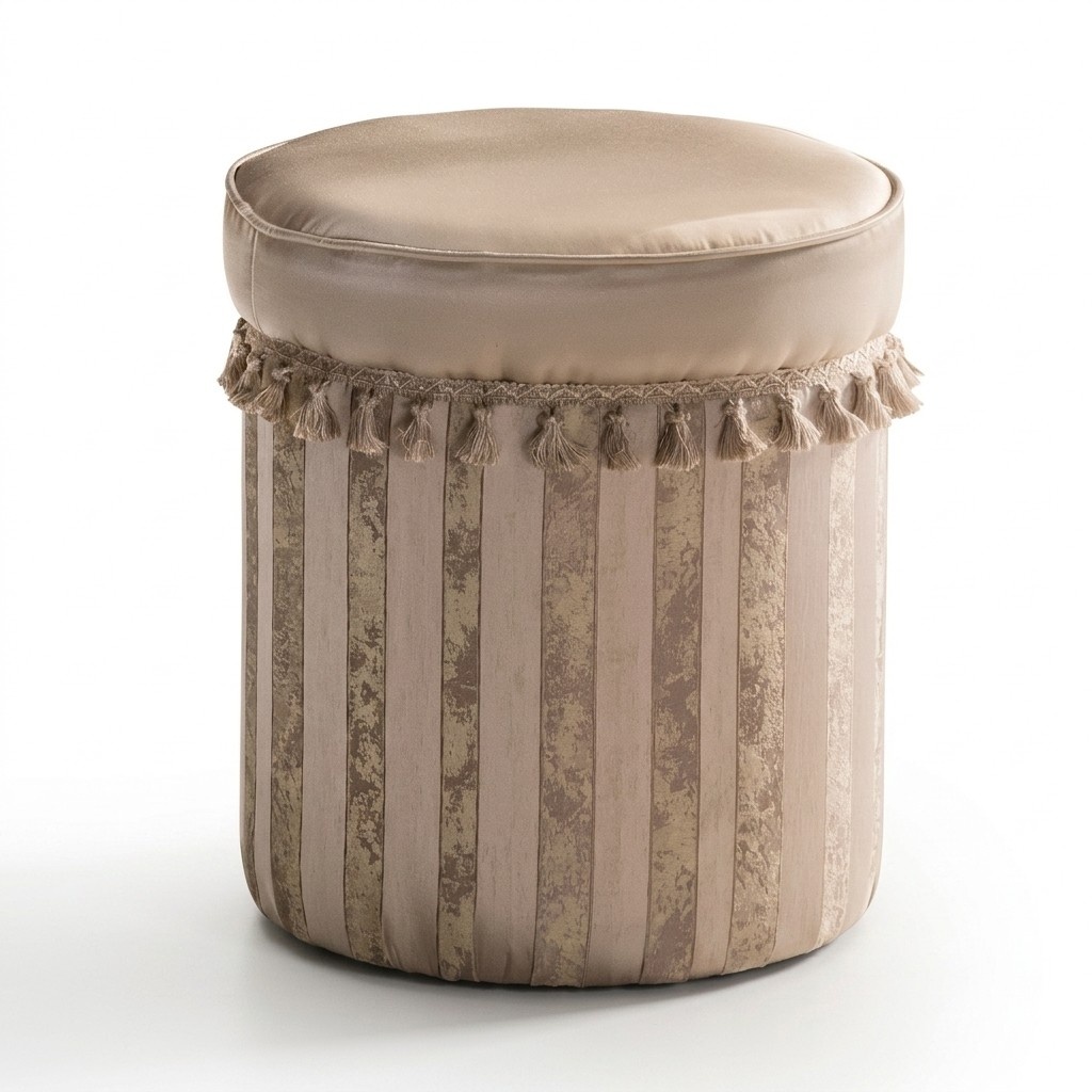 Design Hocker Design Polster Fußhocker Ottomane Sitz Textil Chaise Lounge Pufa