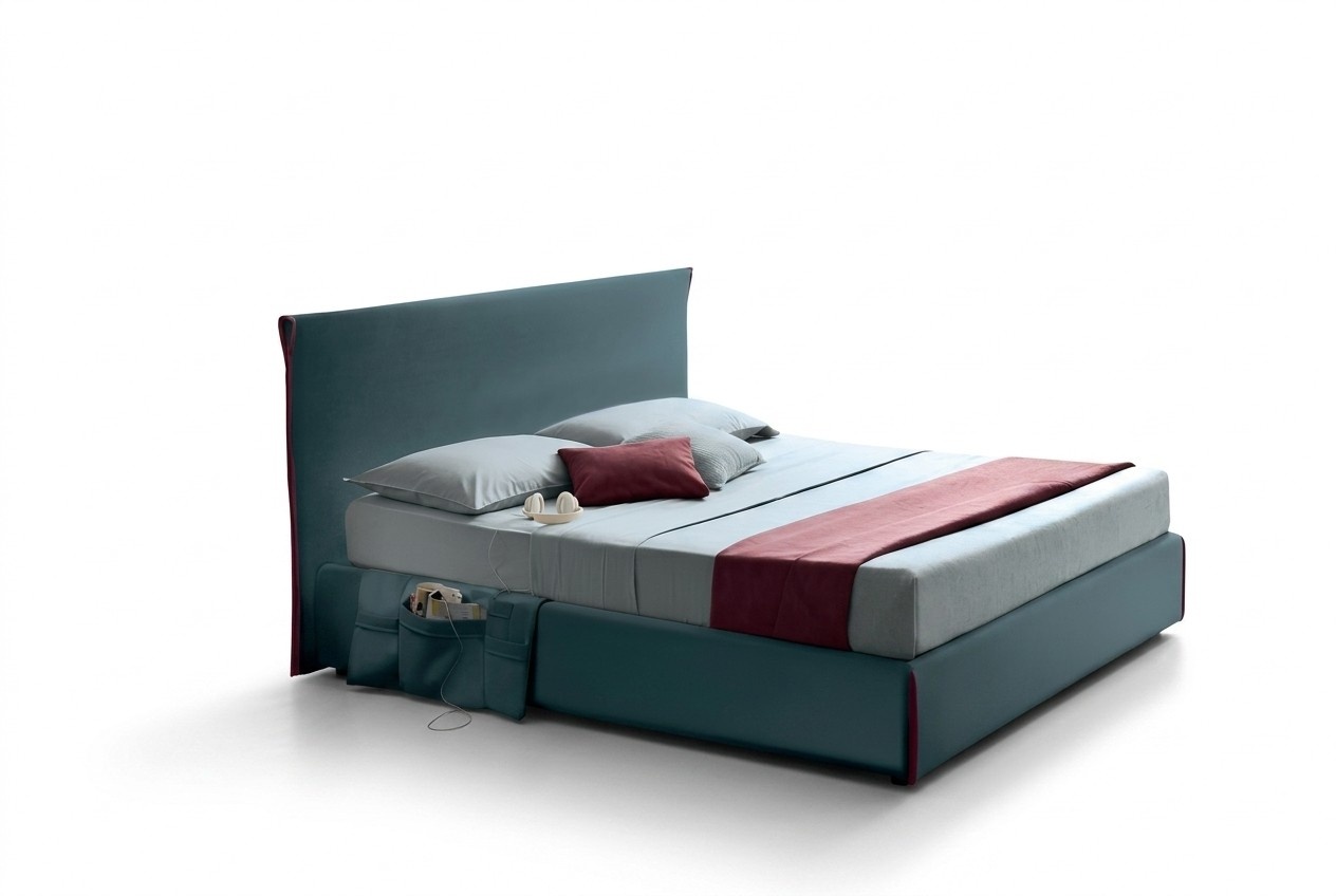 Design Hotel Möbel Italien Möbel Luxus Betten Doppelbett 180x200 cm Modern Style