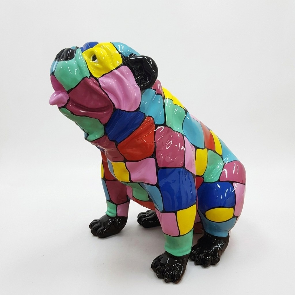 Design Hund Dekoration Figur aus Kunststoff Garten Skulptur Statuen