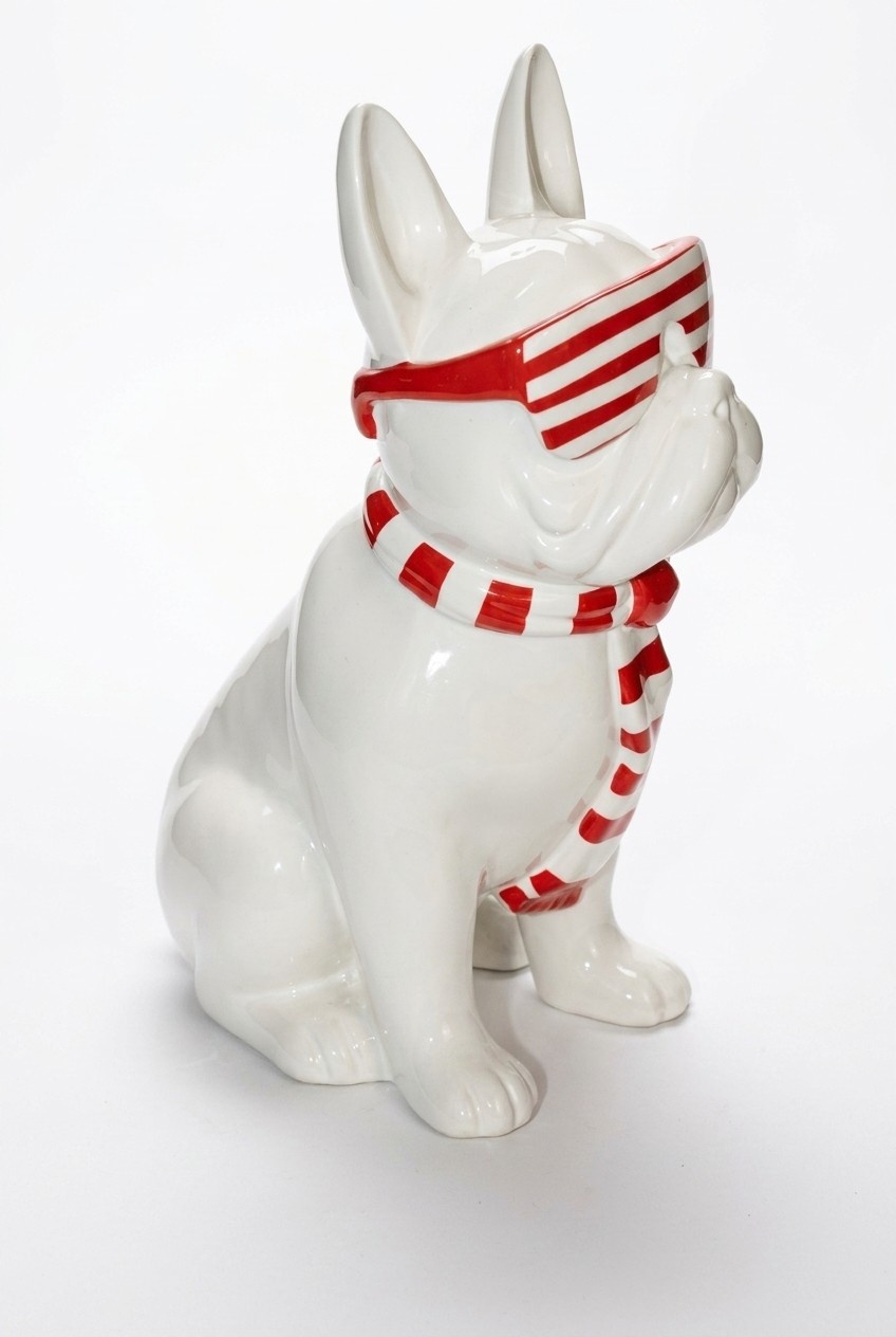 Design Hund Figur Statue Skulptur Figuren Skulpturen Dekoration Deko