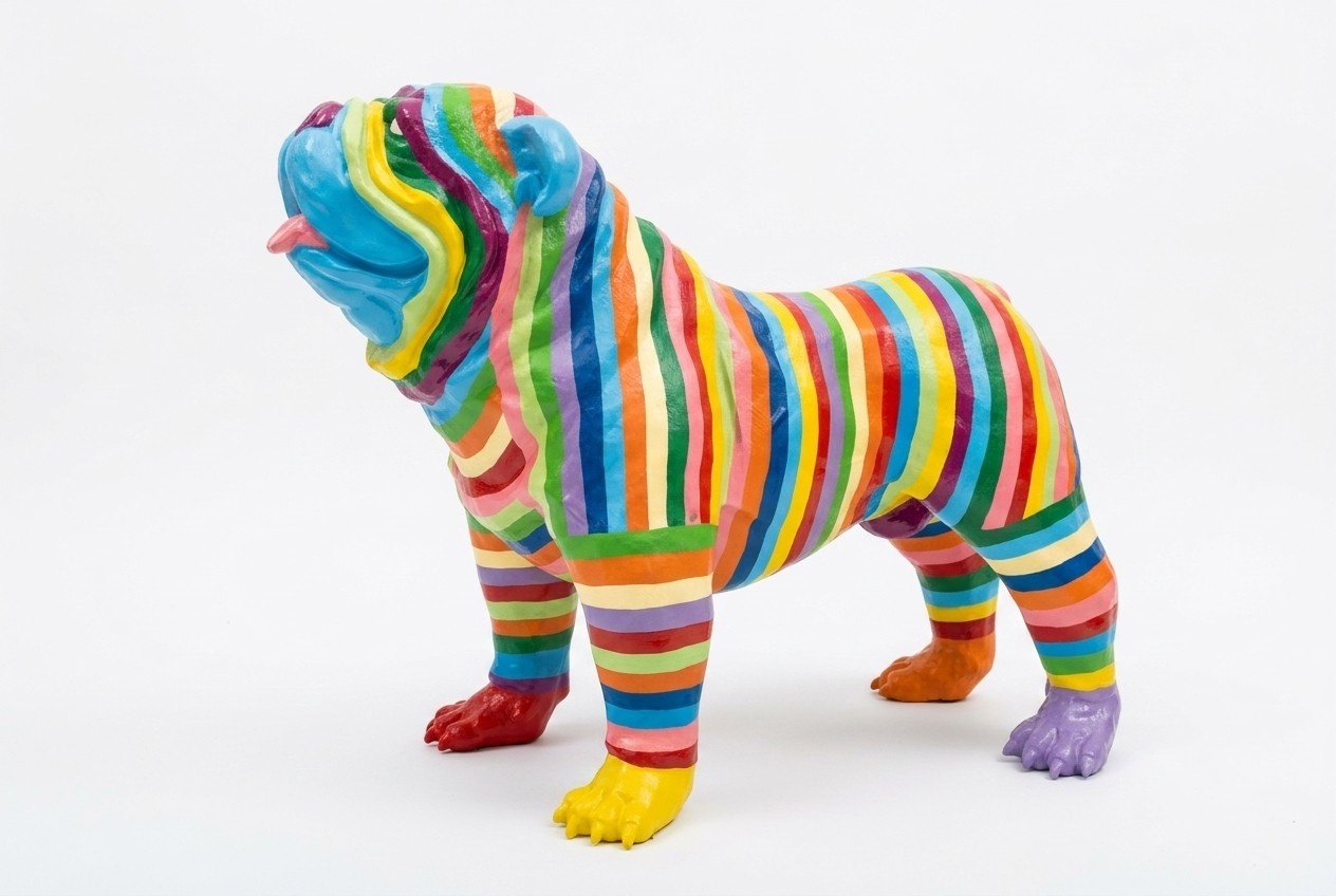 Design Hund Figur Statue Skulptur Figuren Skulpturen Dekoration Deko