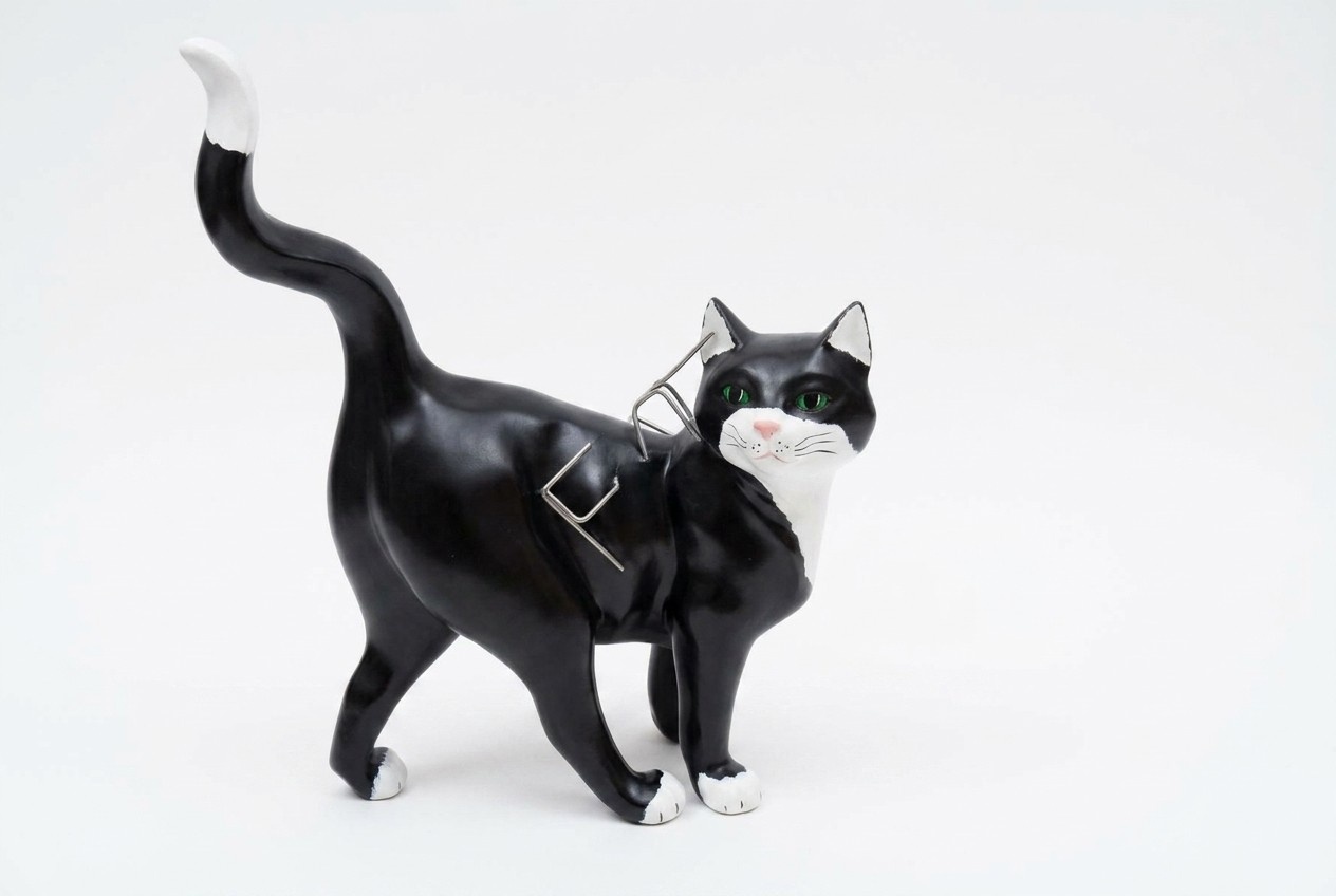 Design Katze Figur Garten Statue Skulptur Figuren Skulpturen Dekoration