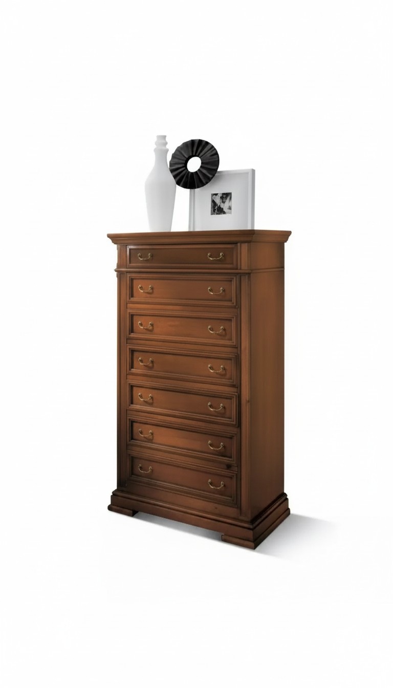 Design Klassisch Stil Kommode Braun Luxus Holz Italienische Möbel