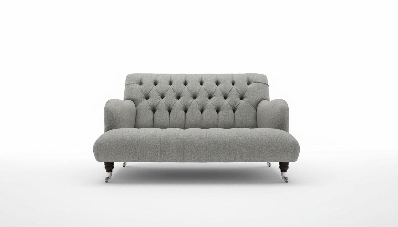 Design Klassische Textil Sofa 2 Sitzer Couch Polster Luxus Sofas