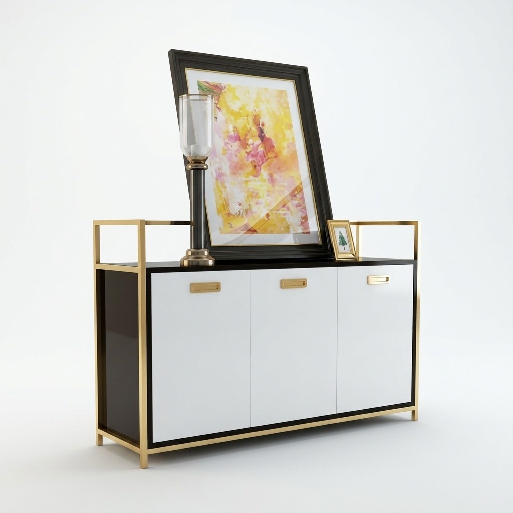 Design Kommode Schrank Luxus Edelstahl Kommoden Schrank Regal