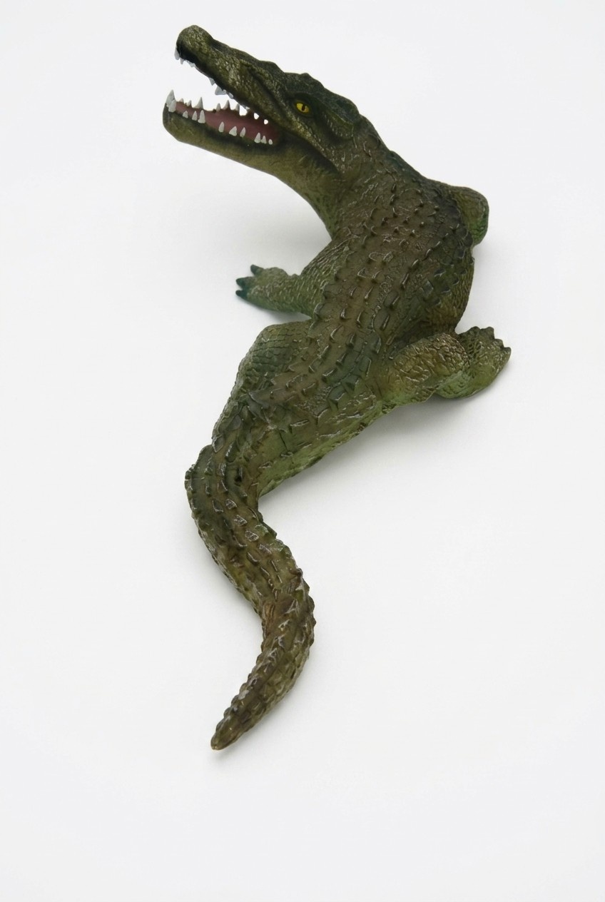 Design Krokodil Laminat Figur Statue Skulptur Figuren Skulpturen Garten