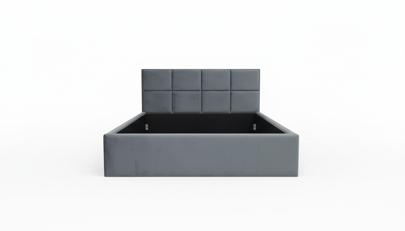 Design Leder Bett Hotel Betten Samt Polster Schlafzimmer 160x200 Bettgestell Neu