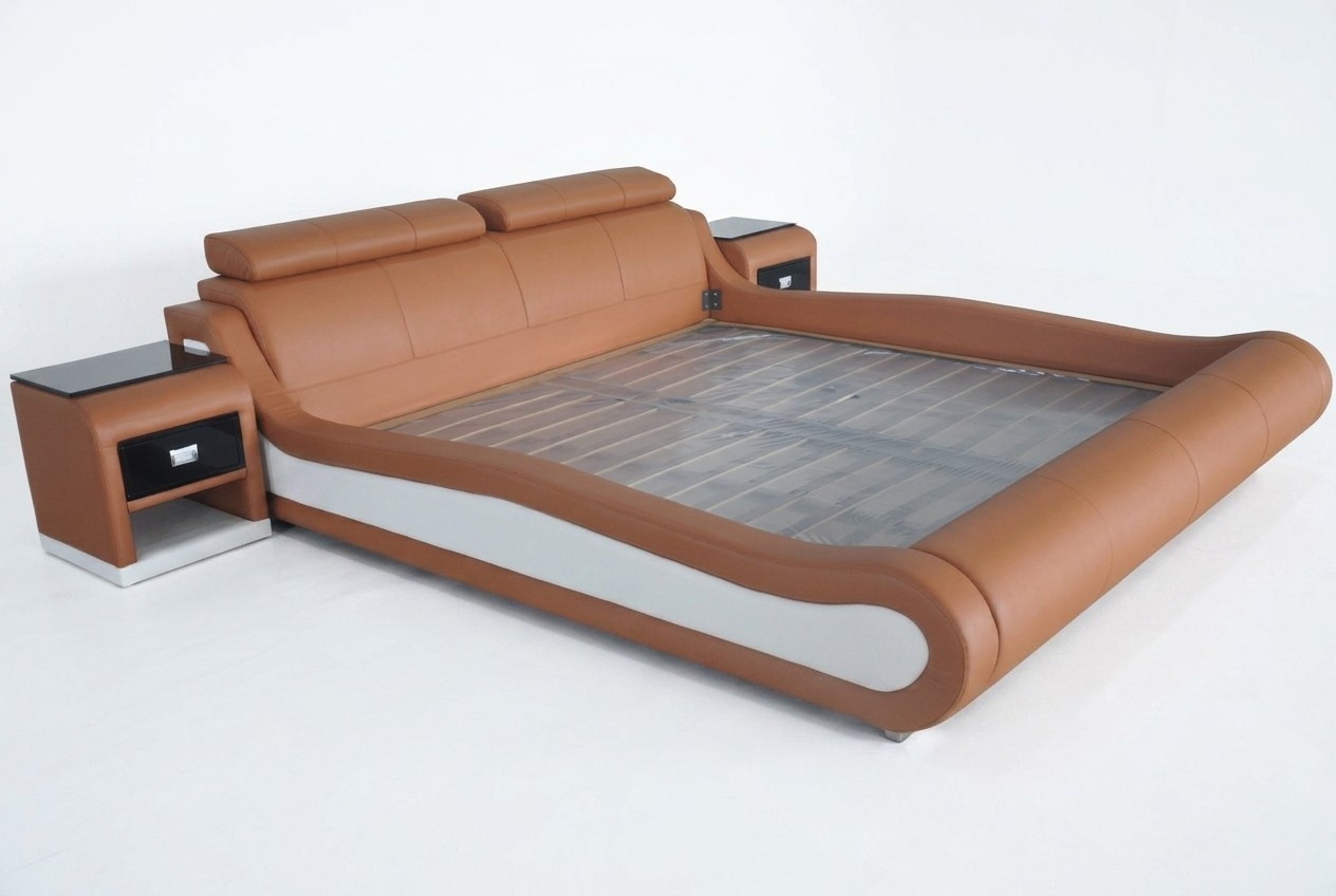 Design Luxus Bett Polster Ehe Hotel Moderne Betten Leder 140/160/180/200