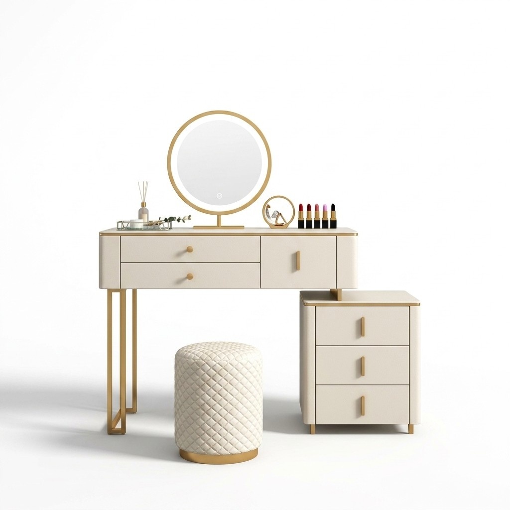 Design Luxus Tisch Konsolen Tische Holz Design Modern Schminktisch