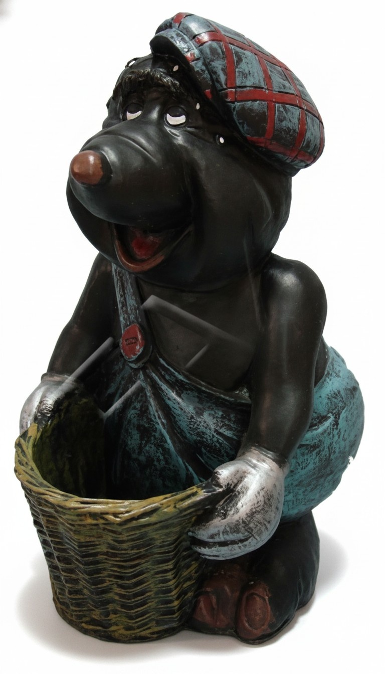 Design Maulwurf Figur Garten Statue Skulptur Figuren Skulpturen Dekoration