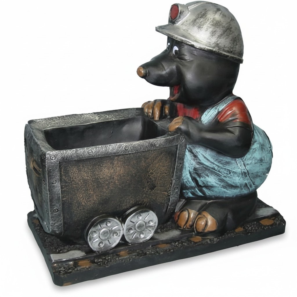 Design Maulwurf Figur Garten Statue Skulptur Figuren Skulpturen Deko