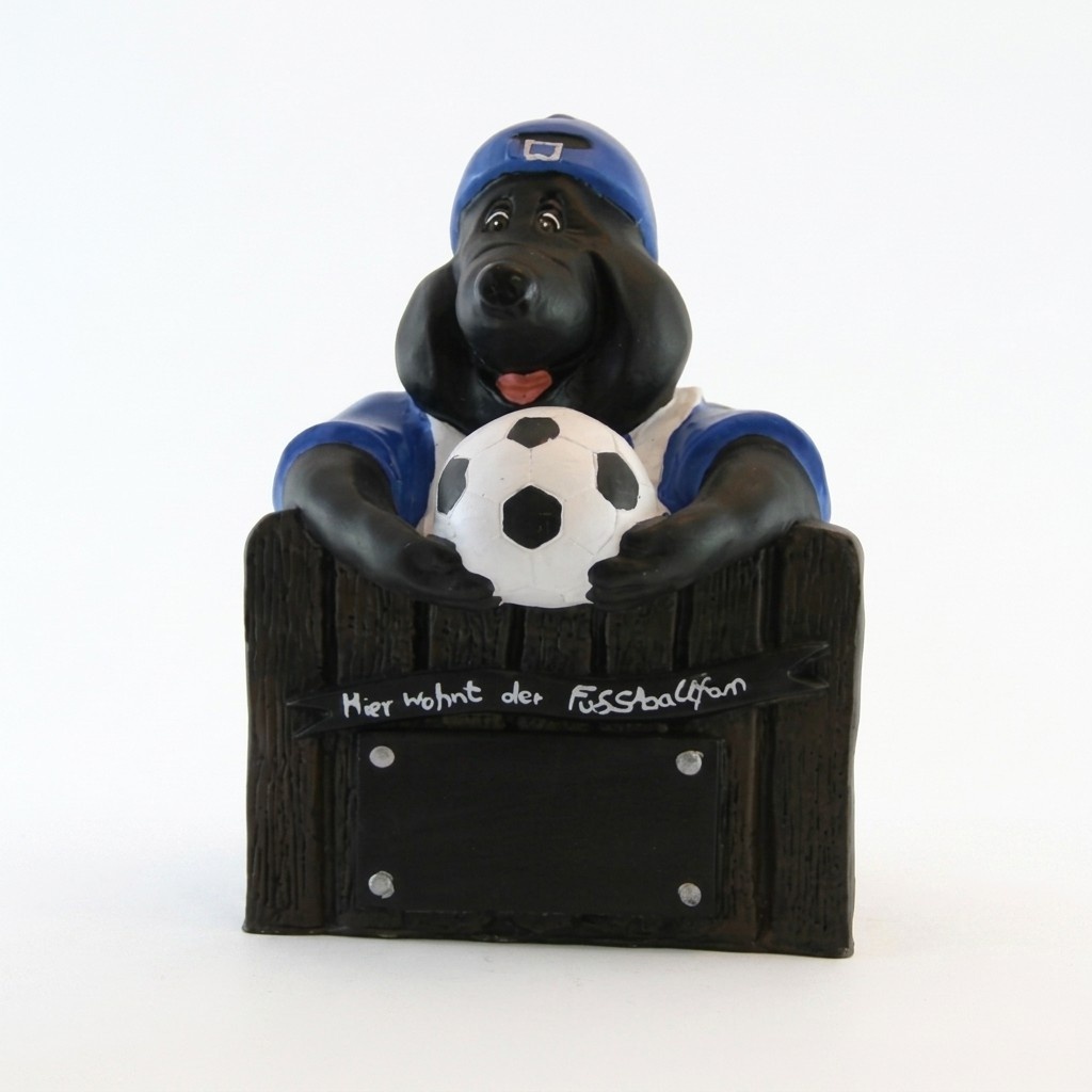 Design Maulwurf Figur Statue Skulptur Figur Dekoration Fußball Fan Hier