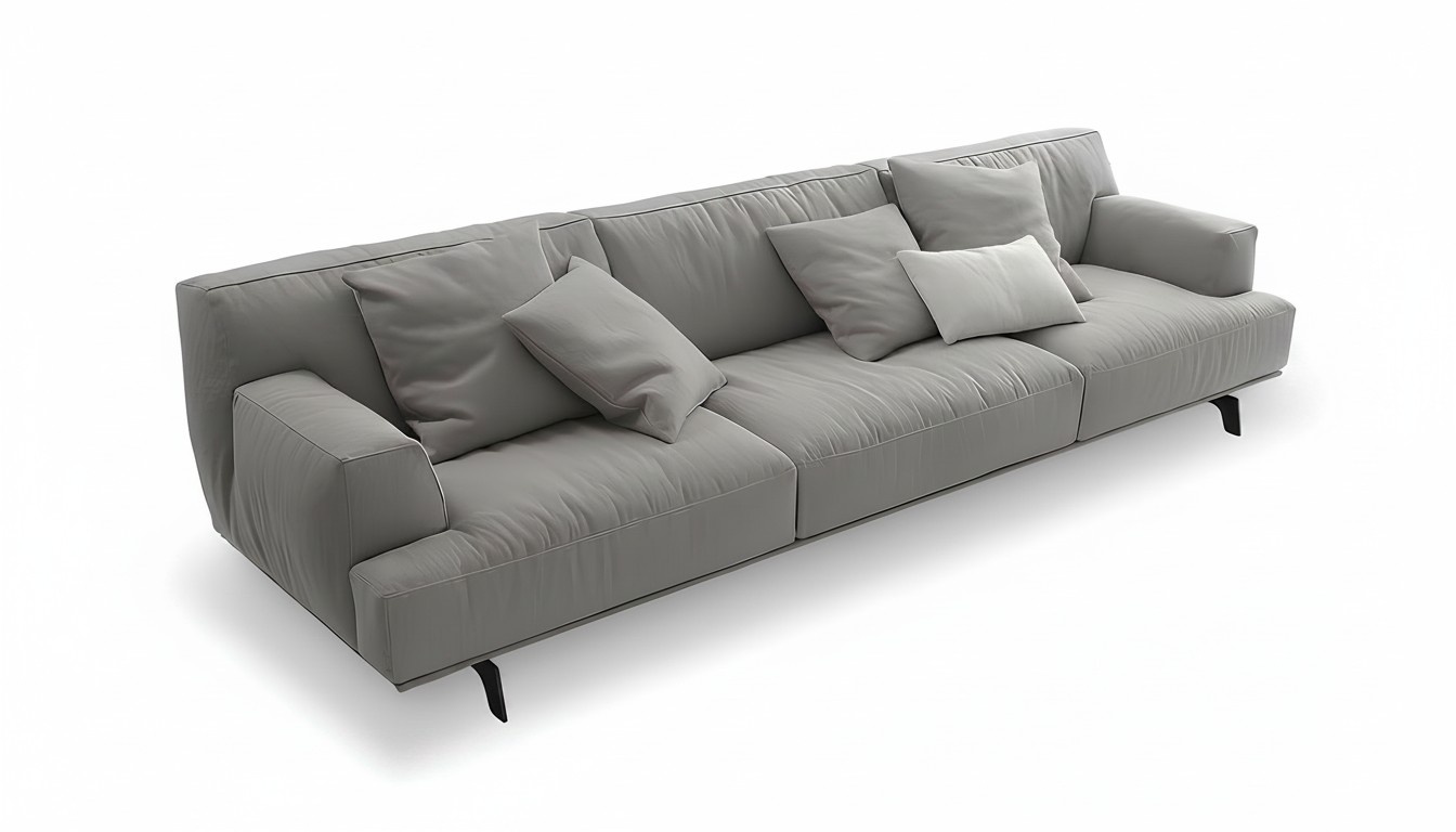 Design Moderne Viersitzer Couch Polster Sofa 4er Sitz Möbel Big Sofas Neu