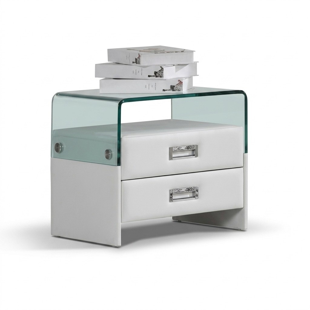 Design Nacht Metall Schlaf Zimmer Beistell Konsole Tische Tisch Konsolen Glas