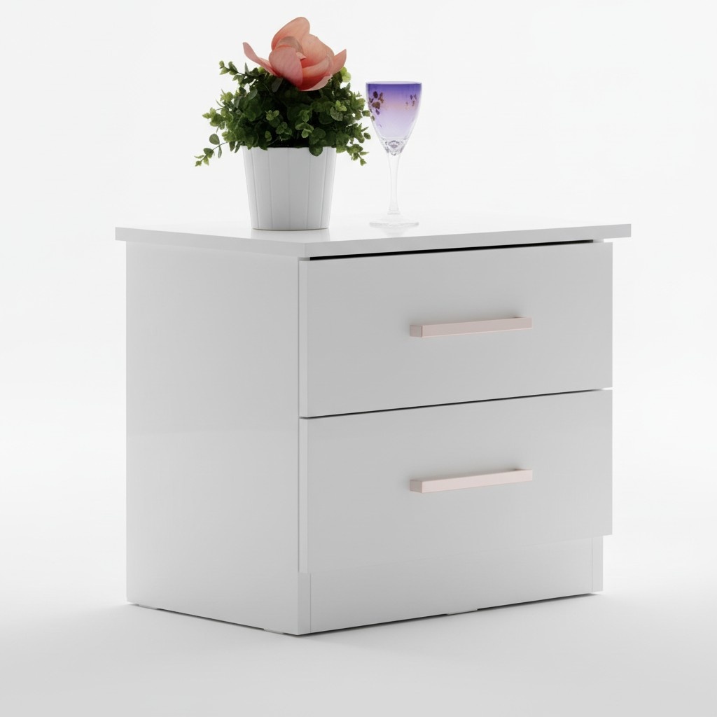 Design Nacht Tisch Konsole Metall Glanz Tische Konsolen Schlaf Zimmer