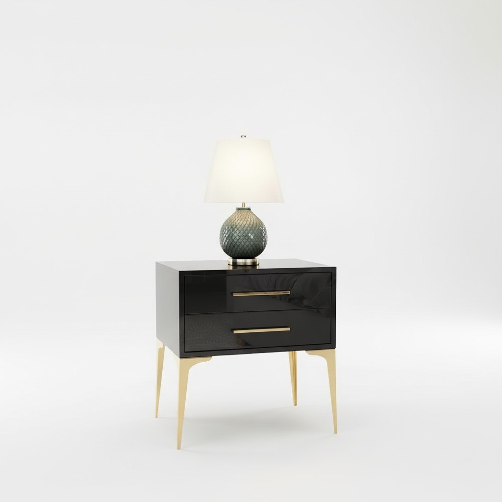 Design Nacht Tisch KonsoleTische Konsolen Schlaf Zimmer Beistell Metall