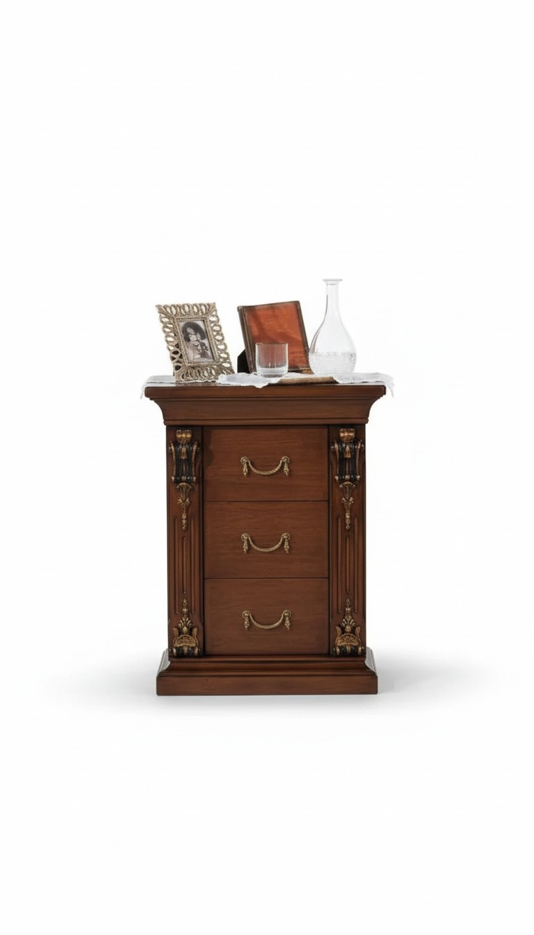 Design Nachttisch Beistelltische Schlafzimmer Holz Luxus Konsolen