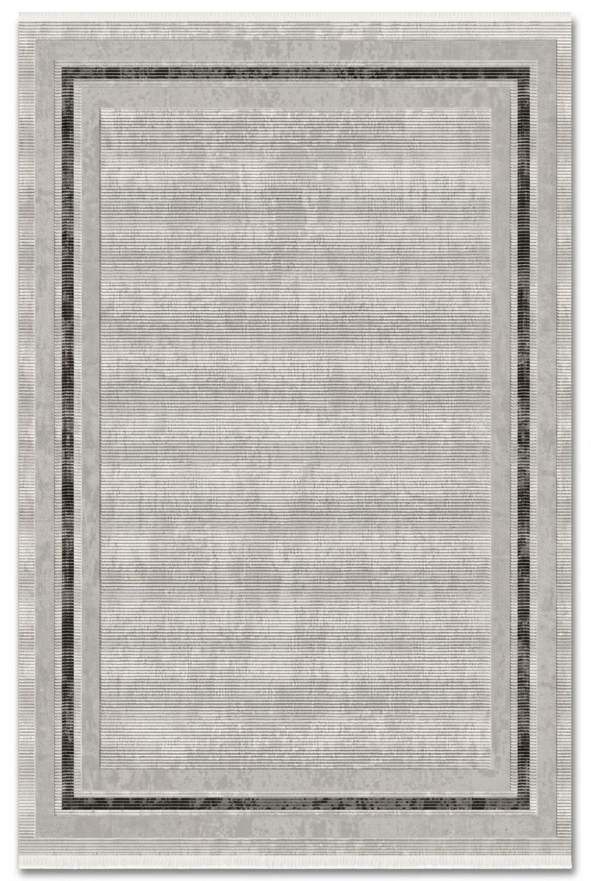 Design Orientte Teppiche Abstrakt Teppich Wohnzimmer Grau 160x230cm