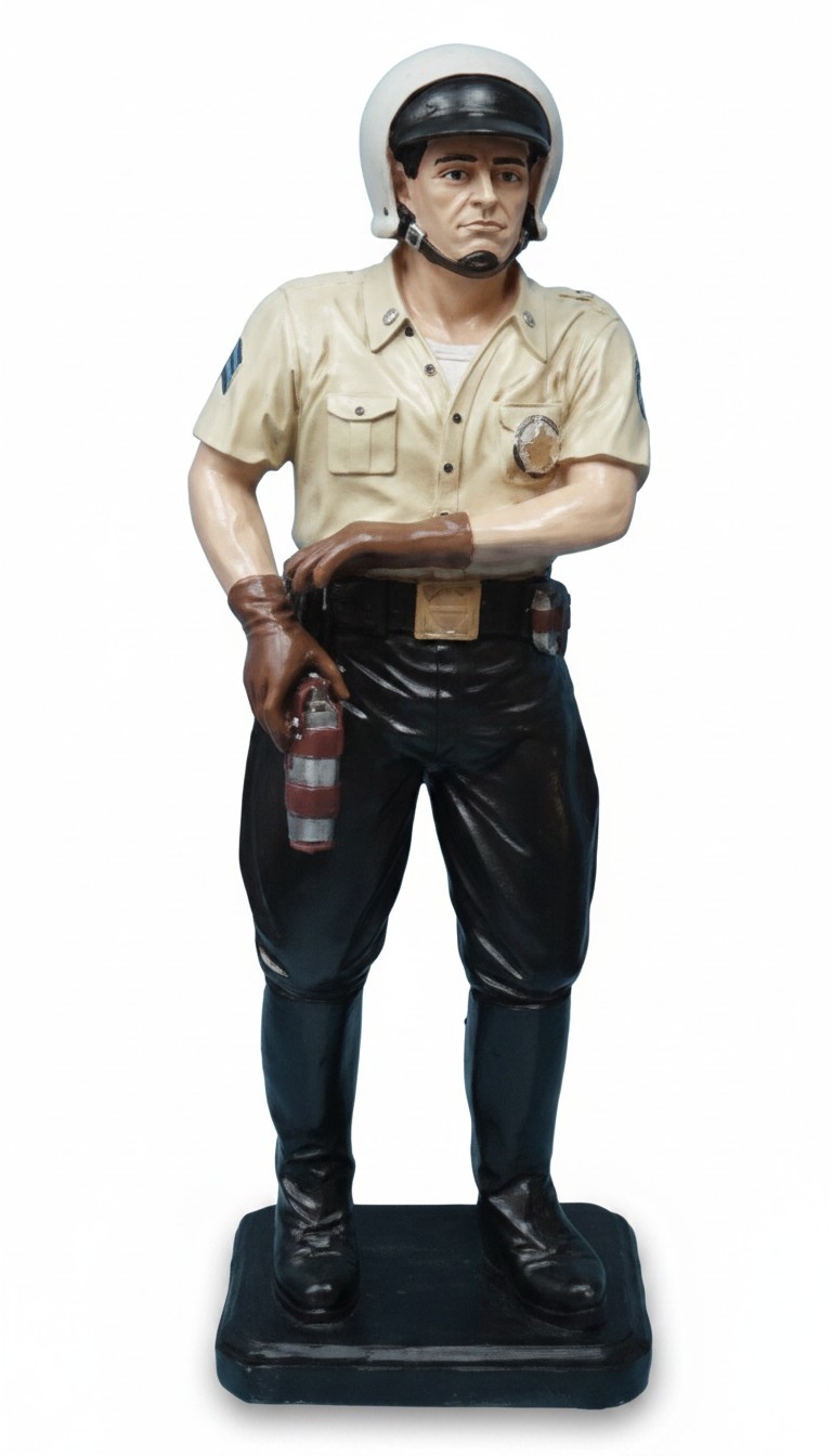 Design Polizist Figur Garten Statue Skulptur Figuren Skulpturen Dekoration