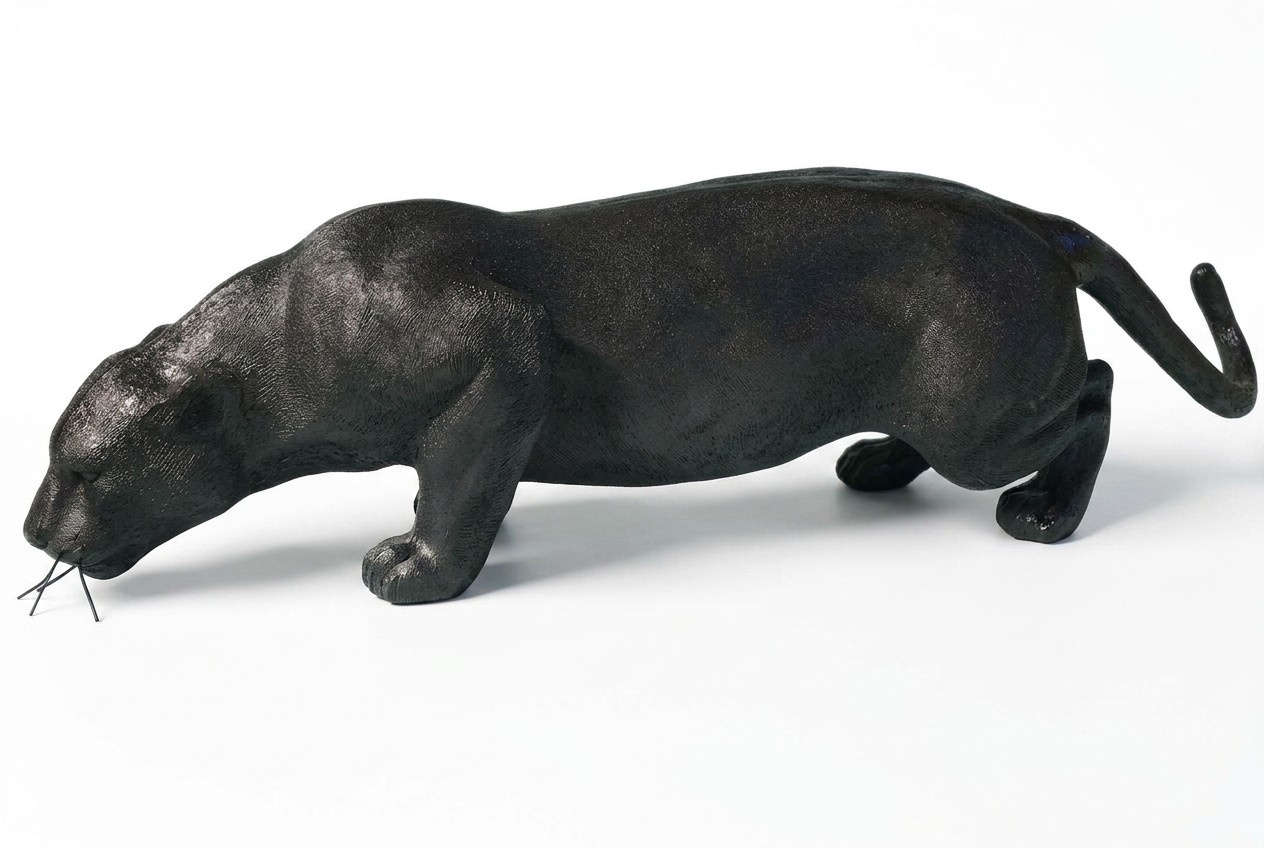 Design Puma Figur Statue Skulptur Figuren Skulpturen Garten Deko Neu