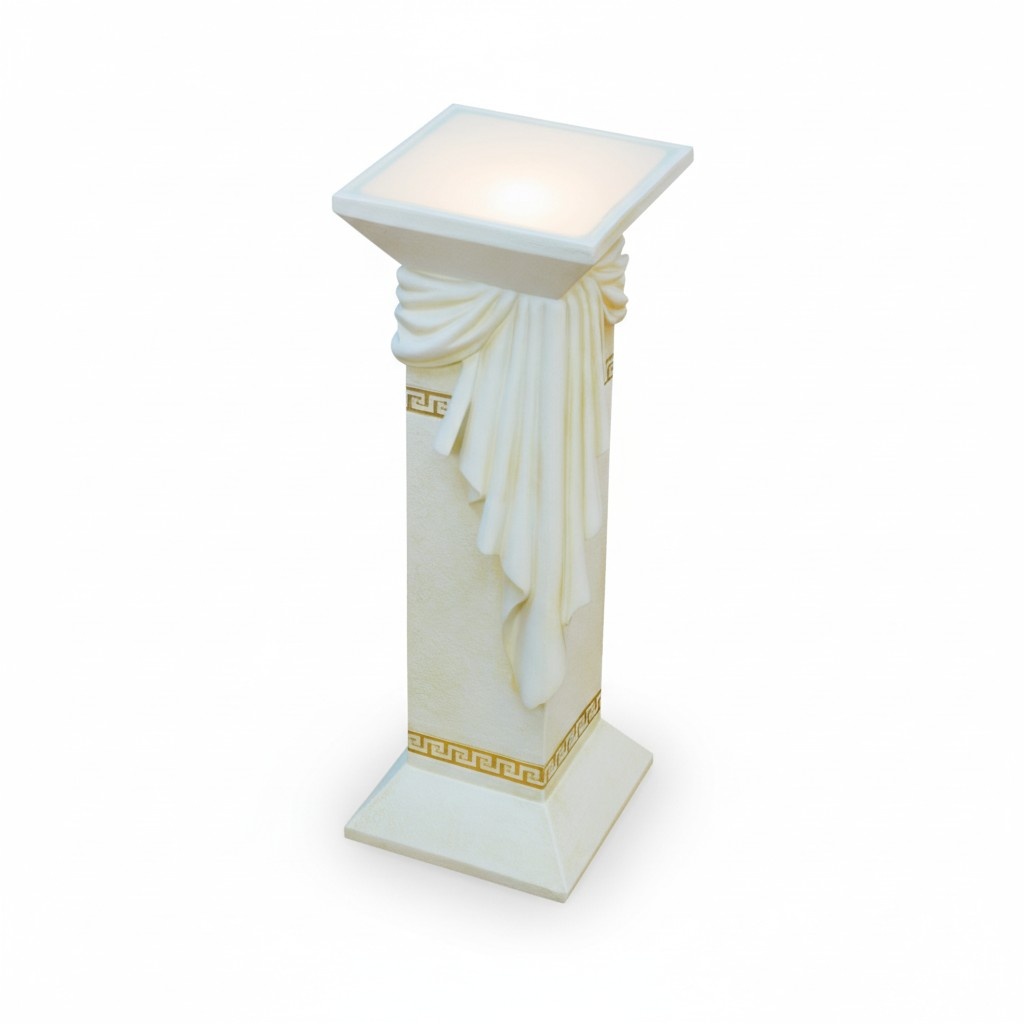 Design Säulenlampe Säule Beleuchtet Leuchte Lampe Dekolampe Beleuchtung 6860 Neu