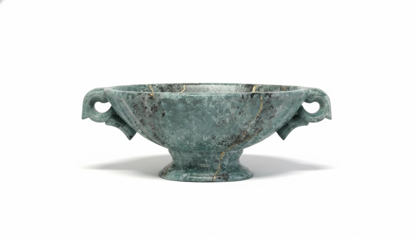 Design Schale Schalen Vasen Dekovase Vase mit Griffen 14cm Dekoration