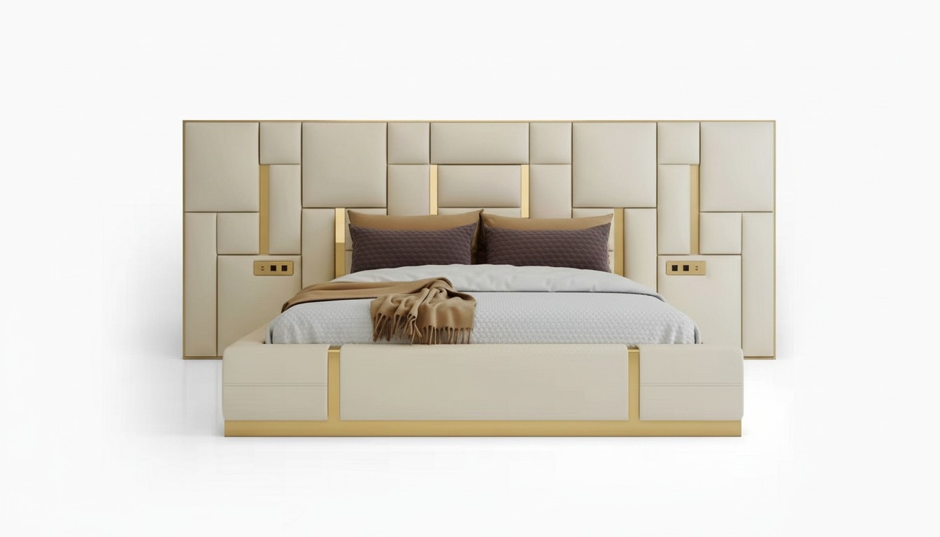 Design Schlafzimmer Garnituren Bett Modern Luxus Hotel Betten Möbel