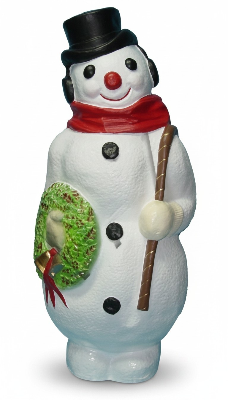 Design Schneemann gross Figur Garten Statue Skulptur Figuren Skulpturen