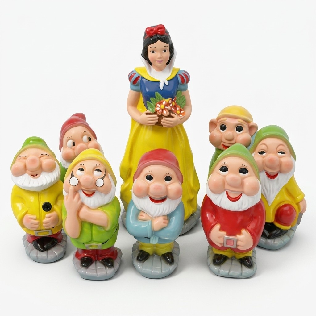 Design Schneewittchen Zwerg Figur Garten Statue Skulptur Figuren Skulpturen