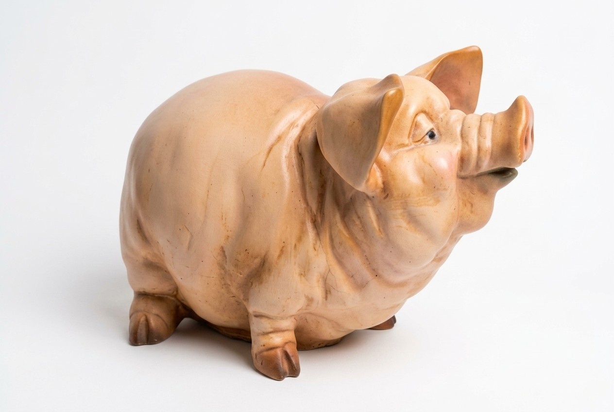 Design Schwein Figur Garten Statue Skulptur Figuren Skulpturen Dekoration