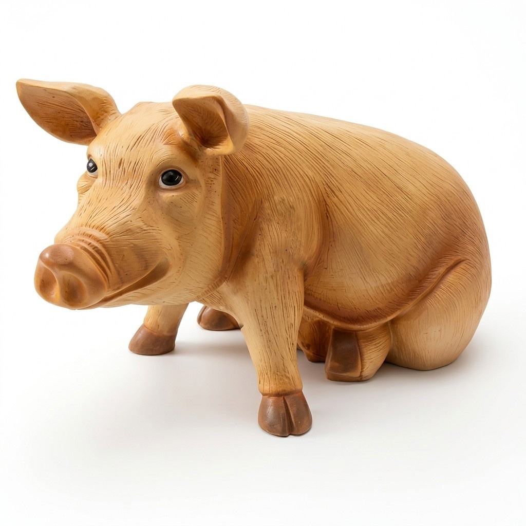 Design Schwein Figur Garten Statue Skulptur Figuren Skulpturen Dekoration