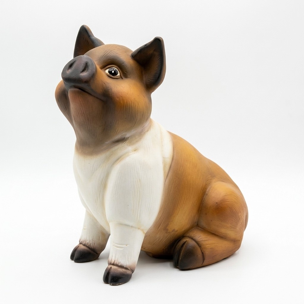 Design Schwein Figur Garten Statue Skulptur Figuren Skulpturen Dekoration