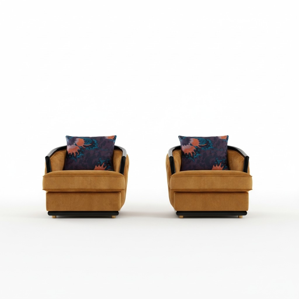 Design Sessel Textil Luxus Fernseh Couch 1 Sitzer Sofa Relax Lounge Club Polster