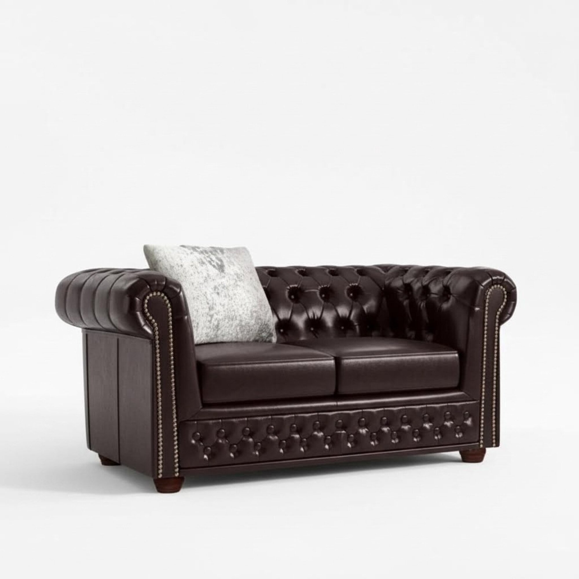 Design Sofa 2 Sitzer Couch Chesterfield Polster Sitz Garnitur Leder Textil Neu