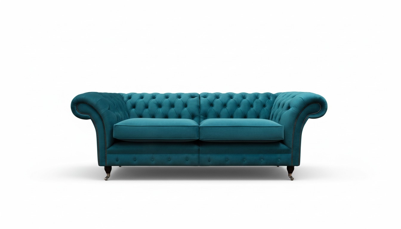 Design Sofa 3 Sitzer Couch Chsterfield Polster Sofas Wohnzimmer Design