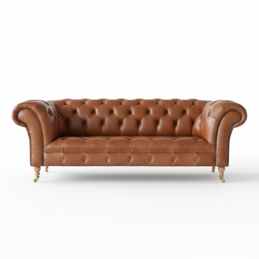 Design Sofa Chesterfield Luxus Klass Couch Polster Garnitur Leder Textil Neu 104