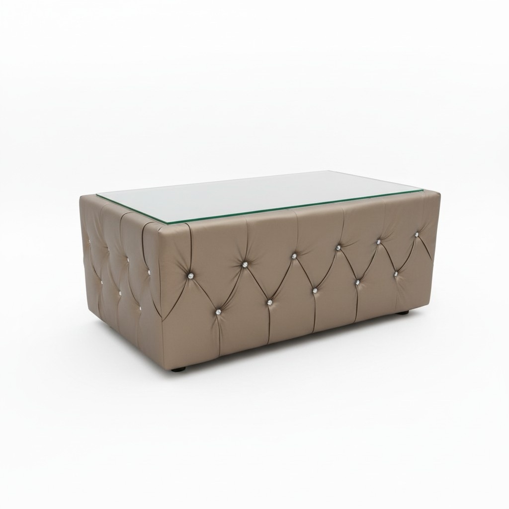 Design Sofa Couchtisch Tisch Tische Glastisch Chesterfield Swarovski