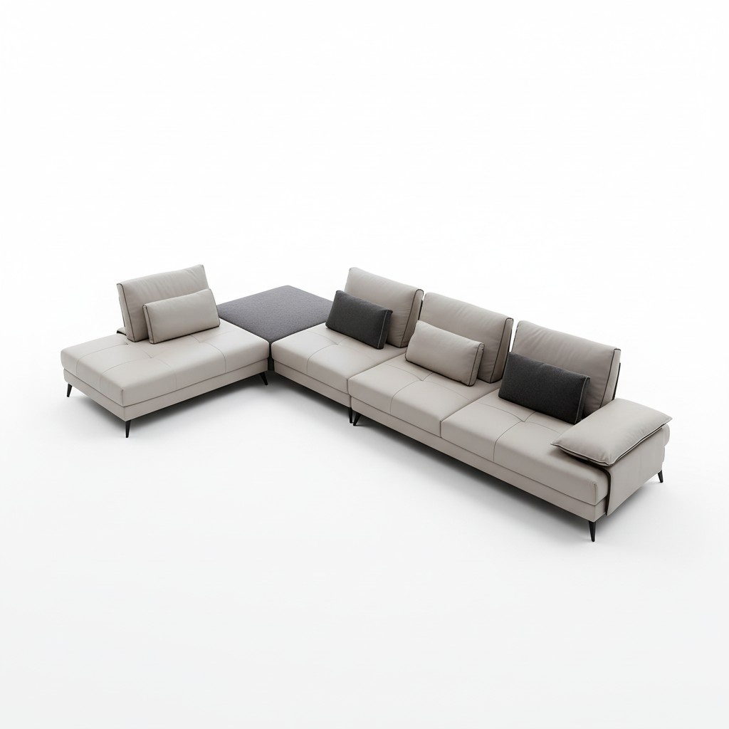 Design Sofa Ecksofa Couch Polster Eckgarnitur Couchen Leder Wohnlandschaft