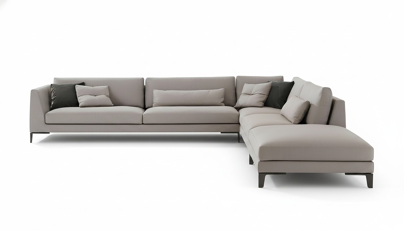 Design Sofa Ecksofa Polster Eckgarnitur Stoff Wohnlandschaft Neu Couch