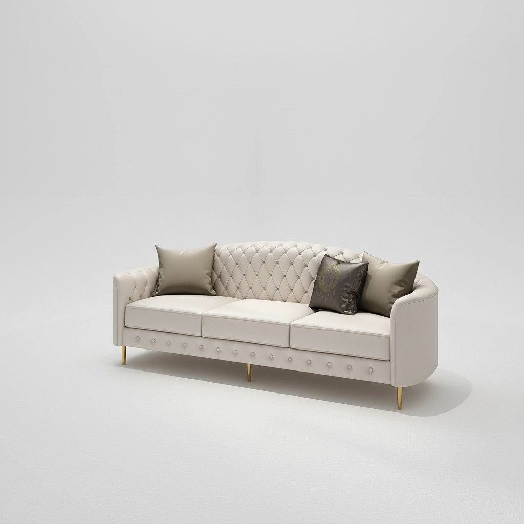 Design Sofagarnitur Couch Couchtisch Sofa 6tlg Wohnzimmer Set Hocker