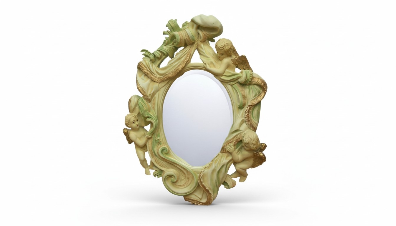 Design Spiegel mit Amoren Spiegel Wand Dekoration Wanndspiegel Deko